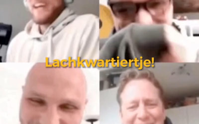 Online video-werkoverleg? Tijd voor een Lachkwartiertje!