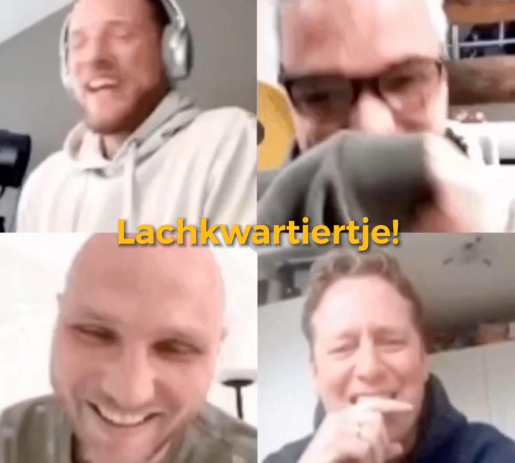 Online video-werkoverleg? Tijd voor een Lachkwartiertje!